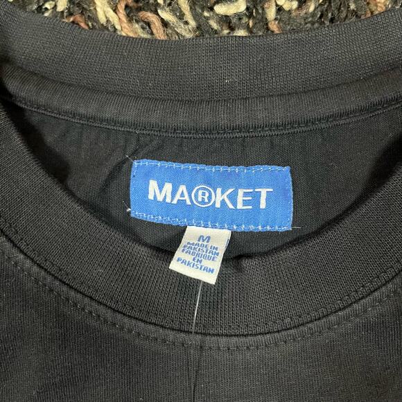 Market Studios Social Network Tee T Shirt Black Men’s Sz M New - Picture 4 of 4